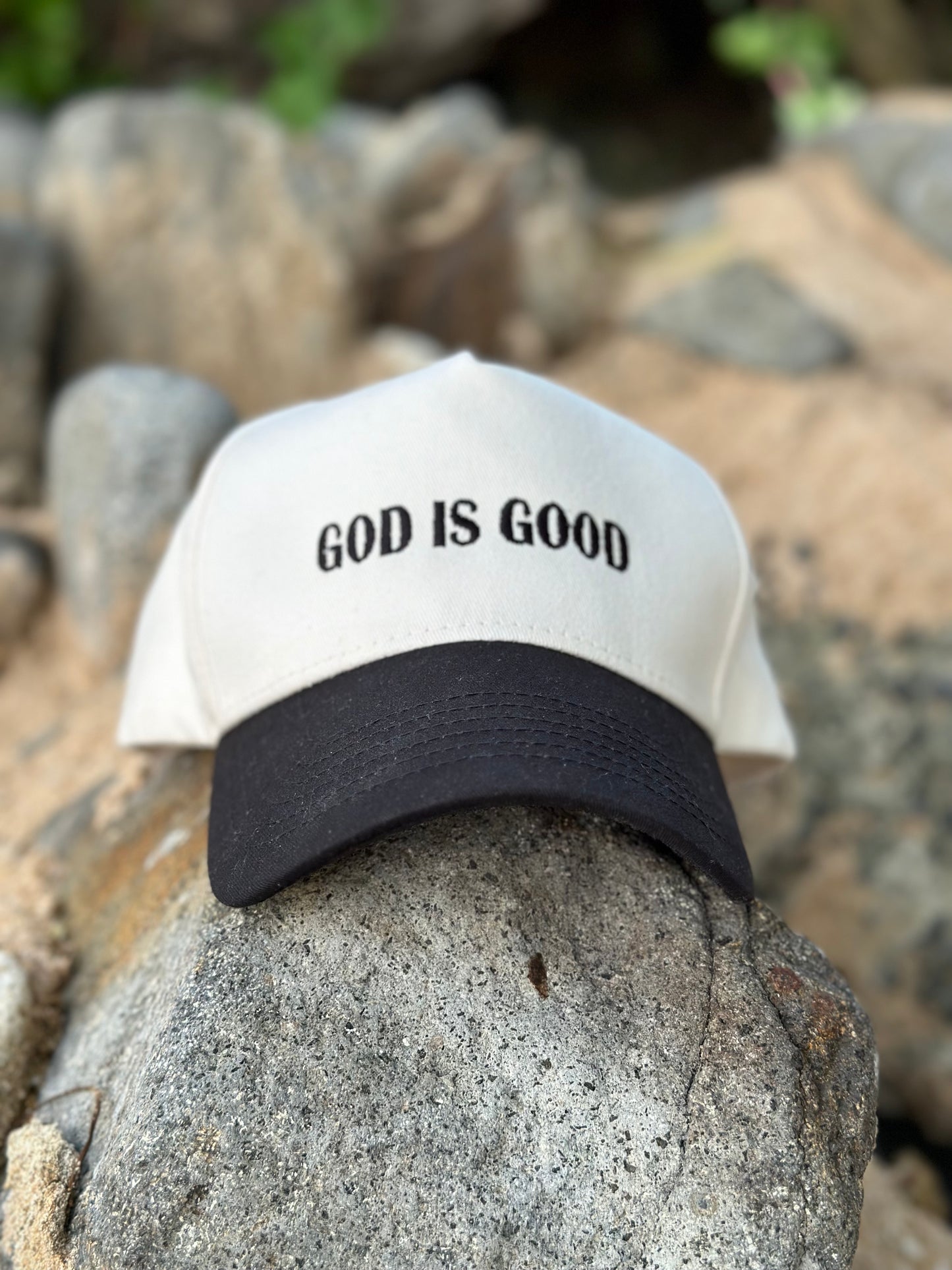 God Is Good Snapback - Black
