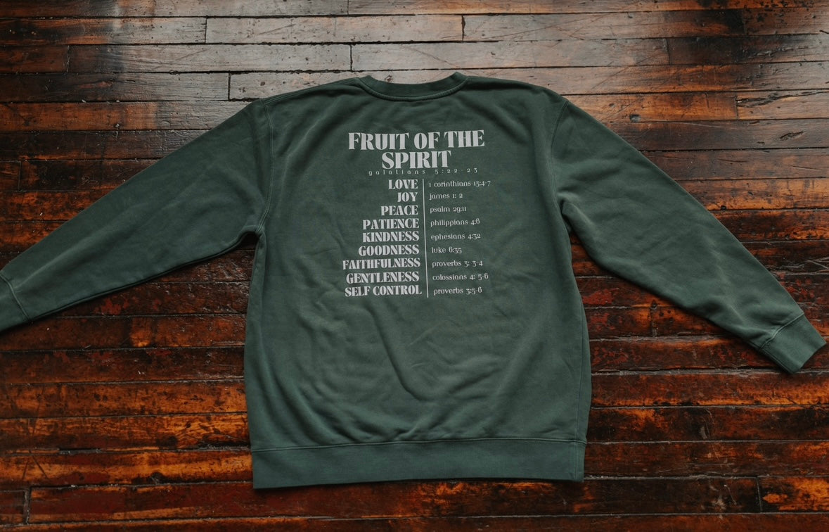 Fruit Of The Spirit Crew - Green